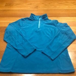 𝅺ASPEN women’s blue  1/4 zip-up fleece size xlarge.